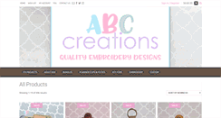 Desktop Screenshot of abccreation.com